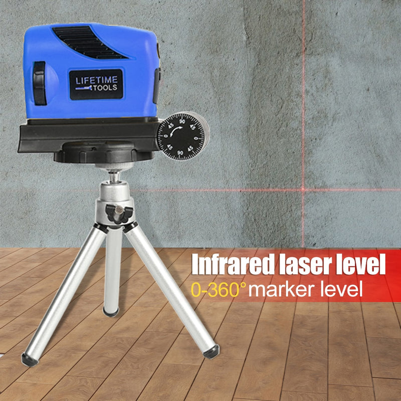 Laser Medidor e Ponto de Linha/Cruz/ Nível Laser 0-360 Graus Horizontal/Vertical