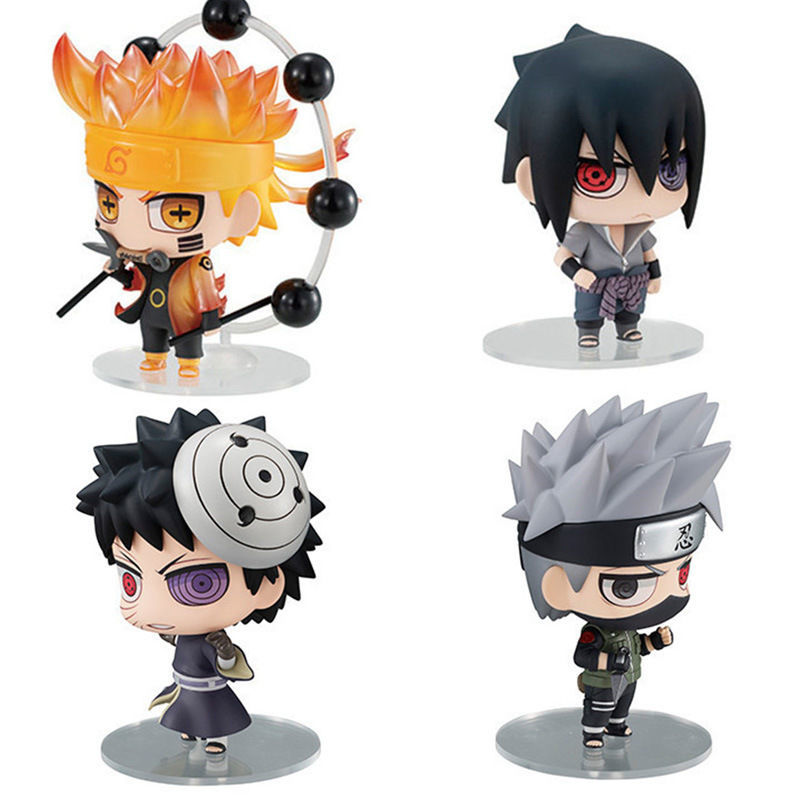 Boneco Anime Naruto Sasuke Kakashi Itachi + Frete grátis